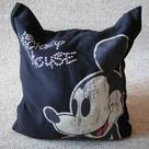 Bolsa Mickey Disney Preta Tecido