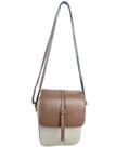 Bolsa mini bag transversal lorem couro