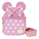 Bolsa Mini Conversível Loungefly Minnie Mouse - Palha