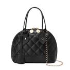 Bolsa Mini Pequena Ombro Mão Vertical Design Concha Couro PU