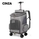 Bolsa Mochila com Rodinhas Lorben para Transporte de Pets Cães Gatos