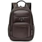 Bolsa Mochila de Couro Universitária Unissex Feminina Masculina Reforçada Com Cabo de Aço C/USB