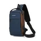 Bolsa Mochila De Ombro Anti-roubo Transversal Usb Pochete