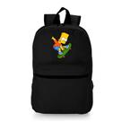 Bolsa Mochila Escolar Simpson Bart Reforçada Volta Aulas