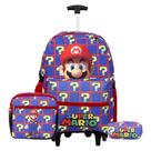 Bolsa Mochila Escolar Super Mario Juvenil Criança Passeio