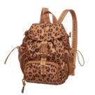 Bolsa Mochila Farm Pipoca Pipoquinha Onça Estampa Original - Marrom Bolsa Mochila Farm Pipoca Pipoquinha Onça Estampa Original - Marrom