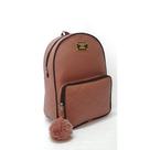 Bolsa Mochila feminina de material sintético Bolsas femininas de moda *SEM CHAVEIRO POMPOM* BELLUS Cor:ROSE