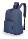 Bolsa Mochila Feminina Masculina Escolar Lisa Mochila Básica - Azul Bolsa Mochila Feminina Masculina Escolar Lisa Mochila Básica - Azul