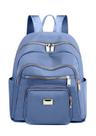 Bolsa Mochila Feminina Média Nylon Tecido Pratica Estilosa Bolsa Mochila Feminina Média Nylon Tecido Pratica Estilosa