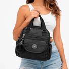 Bolsa Mochila Feminina Nylon Leve Casual Elegante Moderna