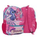 Bolsa Mochila Infantil Menina Passeio Stitch Costa Reforçada