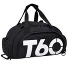 Bolsa Mochila Mala com Alça Transversal Mão Costas para Gym Esporte Viagem Academia Design Compacto Reforçado Espaçoso Bolsa Mochila Mala com Alça Transversal Mão Costas para Gym Esporte Viagem Academia Design Compacto Reforçado Espaçoso