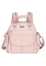 Bolsa Mochila Maternidade Meninas Barbie Luxcel BS67384 Rosa