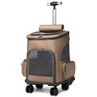 Bolsa Mochila Transporte Pet Luxo Com Rodinhas Cães Gatos Viagens