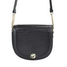 Bolsa Modare Napa Preta Transversal Fashion -