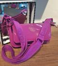 Bolsa Moleca Fucsia (Roxa) Alça Transversal Feminina