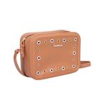 Bolsa Moleca Transversal Casual Detalhes Metalizados Feminina Camel Bolsa Moleca Transversal Casual Detalhes Metalizados Feminina Camel