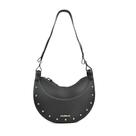 Bolsa Moleca Transversal Curvada Feminina Preto -