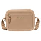 Bolsa Moleca Transversal Pequena Alça Larga Feminina Nude