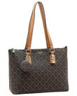 Bolsa Monograma Elegance - Alça de Ombro - Chenson 3485494 - Café Bolsa Monograma Elegance - Alça de Ombro - Chenson 3485494 - Café