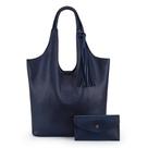 Bolsa Montana West Hobo de material vegano com conjunto de carteira de 2 peças