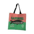 Bolsa Multifuncional De Poliéster Com Estampa De Sardinhas Coloridas E Modernas