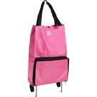 Bolsa Multiuso Dobrável com Rodinhas Rosa Bel