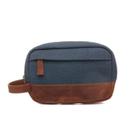 Bolsa Nécessaire de Couro Legítimo para Viagens e Eventos