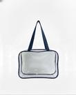Bolsa Necessaire Organizadora Transparentes PVC cristal Viagem, Maquiagem, Academia, Enfermagem