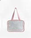 Bolsa Necessaire Organizadora Transparentes PVC cristal Viagem, Maquiagem, Academia, Enfermagem