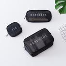Bolsa Necessaire Organizadoras Nylon + Tela Handsome