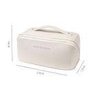 Bolsa Necessaire Super Espaçosa Maquiagem Portátil Para Viagem Cor:Branco Bolsa Necessaire Super Espaçosa Maquiagem Portátil Para Viagem Cor:Branco
