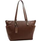 Bolsa Ombro Chenson Detalhe Monograma 3485543 Cor:Café