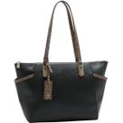Bolsa Ombro Chenson Detalhe Monograma 3485543 Cor:Preto