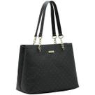 Bolsa Ombro Chenson Média Elemento Gráfico Feminina 3485612 Cor:Preto