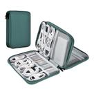 Bolsa organizadora de cordas de couro miloocul impermeável verde profundo Bolsa organizadora de cordas de couro miloocul impermeável verde profundo