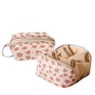 Bolsa organizadora de roupa íntima de viagem MOSSTYUS Satin Rose Pink