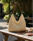 Bolsa Palha Renda Blogueira Praia Luxo verão Alça Media