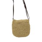 Bolsa Palha Saco Transversal Com Alça Casual Simples BL-606