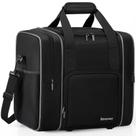 Bolsa para bola de boliche Bosynoy individual com compartimento para calçados preta