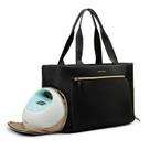 Bolsa para bomba de mama, sacola para fraldas mommore com capa de laptop de 15"