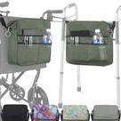Bolsa para cadeira de rodas Vive Mochila resistente à água com bolsos XL