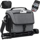 Bolsa para câmera RAINSMORE Waterproof DSLR/SLR/Mirrorless Grey