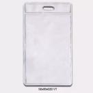 Bolsa para crachá pvc cristal 0.20 058x089mm vertical