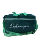 Bolsa para enfermagem com alça de mão e ombro cor verde
