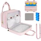Bolsa para Extractor de Leche Portátil Jaffzora con Compartimento Refrigerado Rosa Bolsa para Extractor de Leche Portátil Jaffzora con Compartimento Refrigerado Rosa