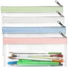 Bolsa para lápis GoClimber, pacote com 4 estojos de lápis transparentes