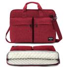 Bolsa para laptop, estojo de transporte de 17,3" KINGSLONG Slim Red