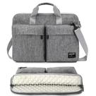 Bolsa para laptop KINGSLONG, alça de ombro de 14 polegadas, cinza