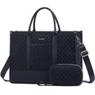 Bolsa para laptop LOVEVOOK, bolsa de trabalho impermeável de 15,6 polegadas, azul escuro
